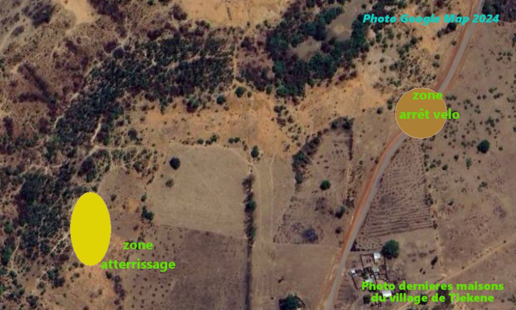 OVNI EN AFRIQUE ZONE ATTERRISSAGE TIEKENE