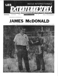 JAMES MC DONALD ET LA REVUE LES EXTRATERRESTRES