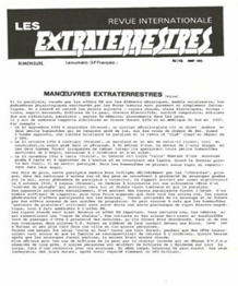 REVUE LES EXTRATERRESTRES