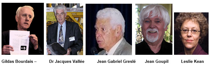 gildas bourdais, jacques vallee, jean gabriel greslé,jean goupil, leslie kean,