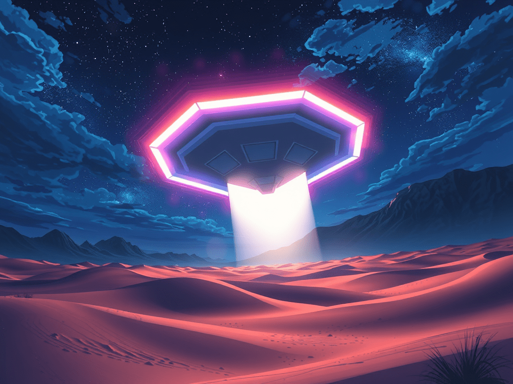 Un OVNI a été vu au-dessus de la Californie, est resté 15 minutes et a disparu