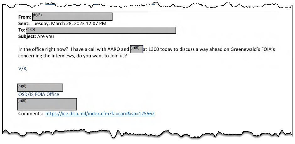 document défense nationale us caviardé ovni - uap