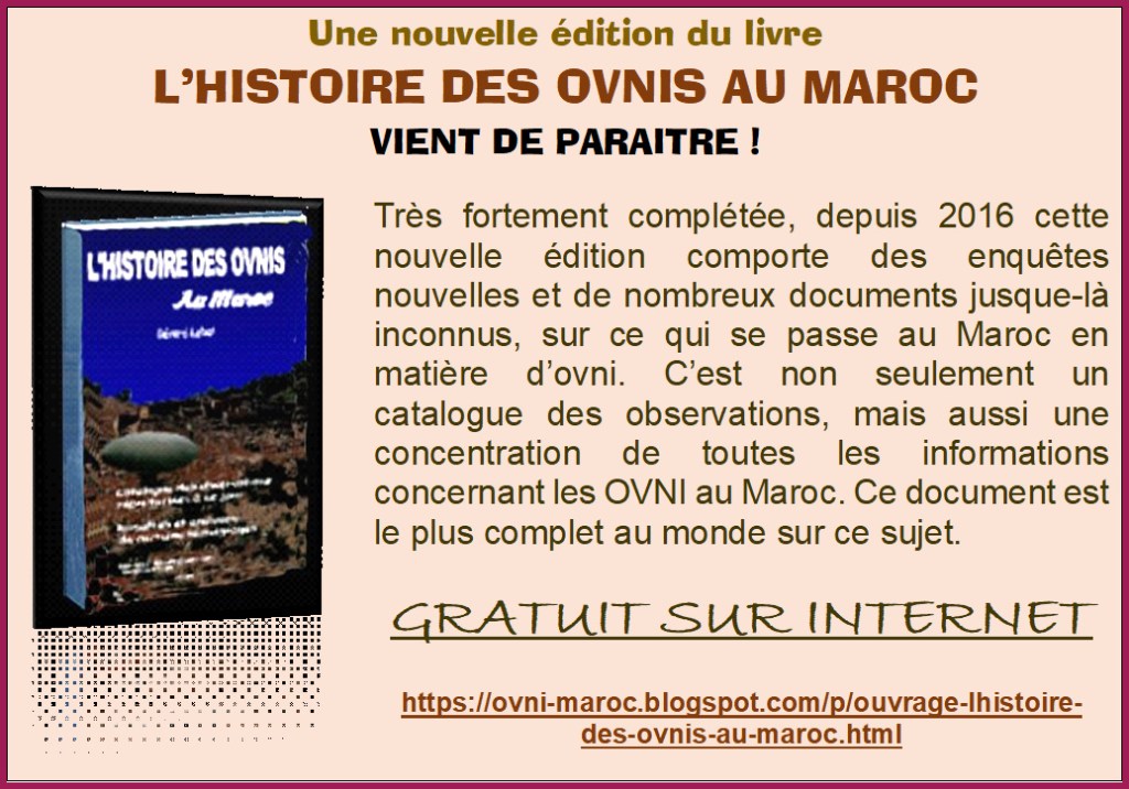 l'histoire des ovni au maroc