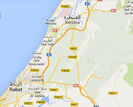 localisation de l'observation ovni uap