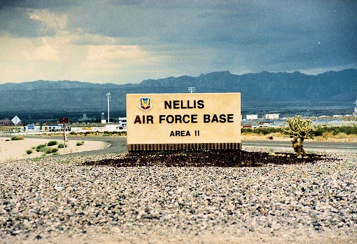 la base de l'air force us de Nellis