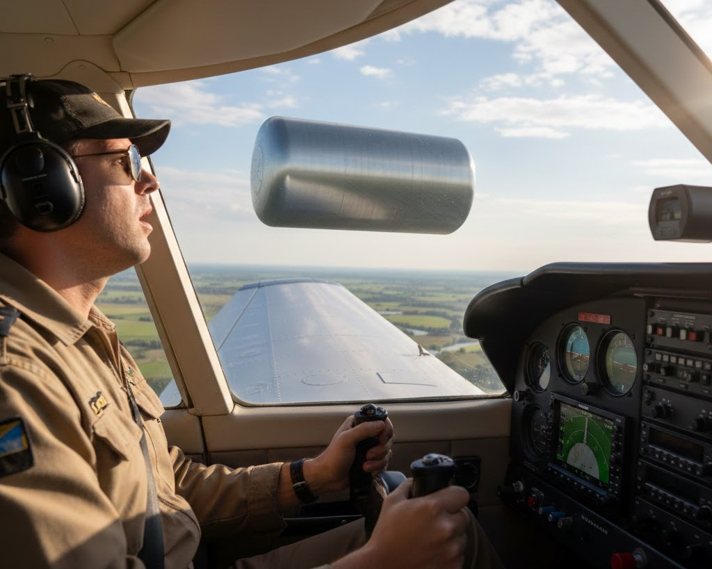 OVNI CYLINDRIQUE VU PAR UN PILOTE