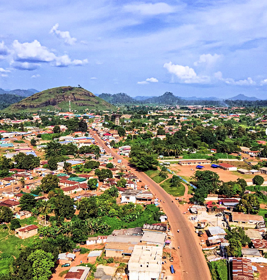 la ville de Danane vers 2020