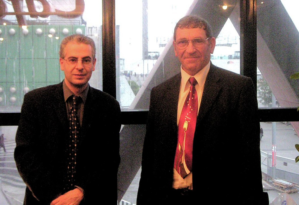 NICK POPE 2007 PARIS AVEC GERARD LEBAT