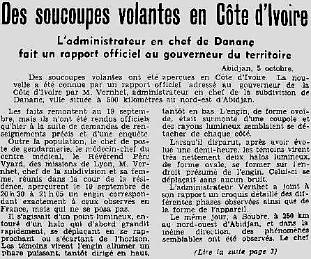 soucoupe volante a danane en cote ivoire