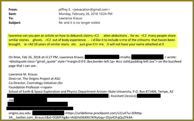 epstein et paranormal