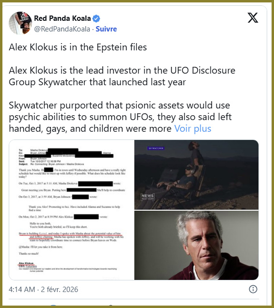 jeffrey epstein et le paranormal