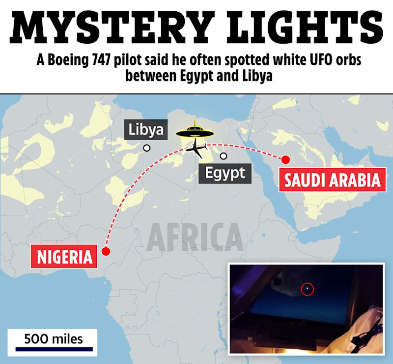 VOL BOEING ET OVNI NIGERIA