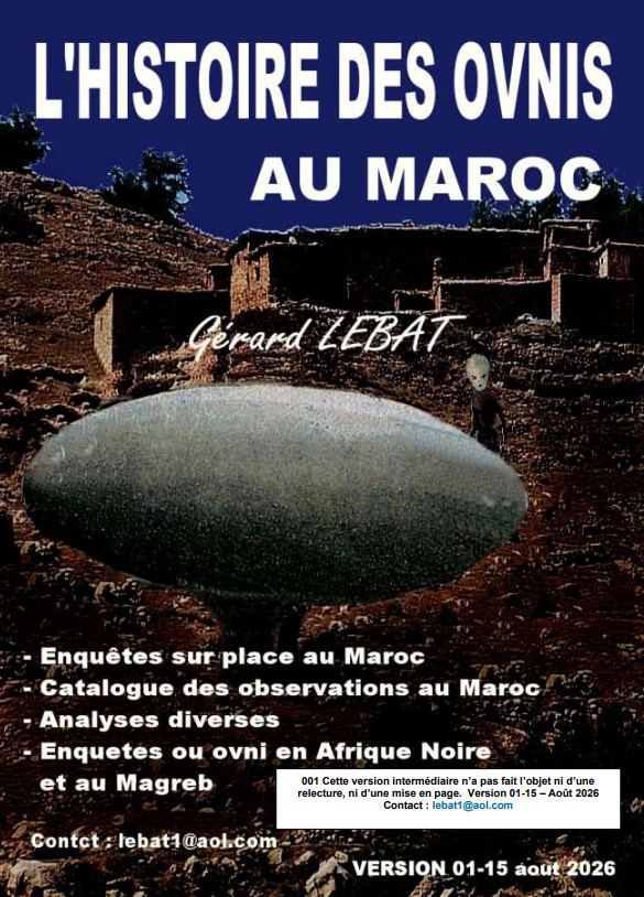 L'histoire des ovnis au Maroc